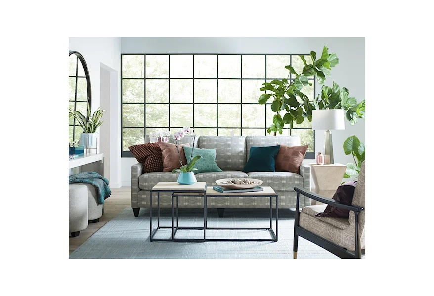 Custom Upholstery Customizable Great Room Sofa by Bassett at Esprit Decor Home Furnishings
